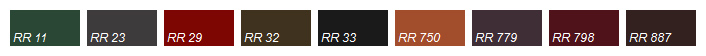 Цветовая гамма покрытий Armorium